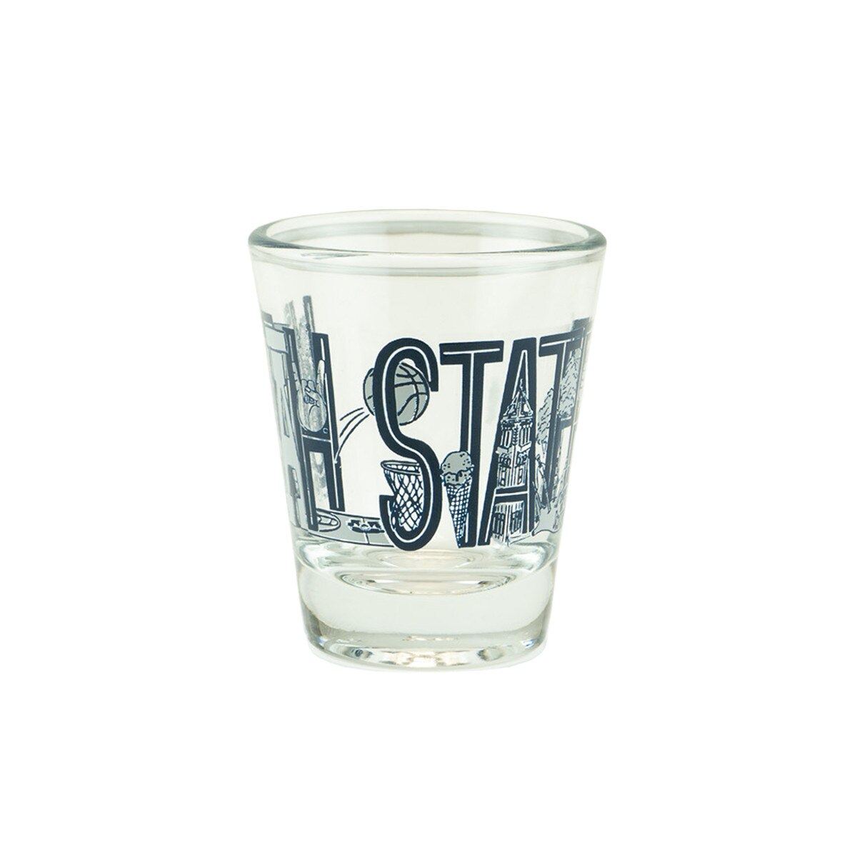 Utah State Doodle Shot Glass
